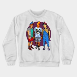 PETER, PINOCCHIO & JOHNNY BRAVO Crewneck Sweatshirt